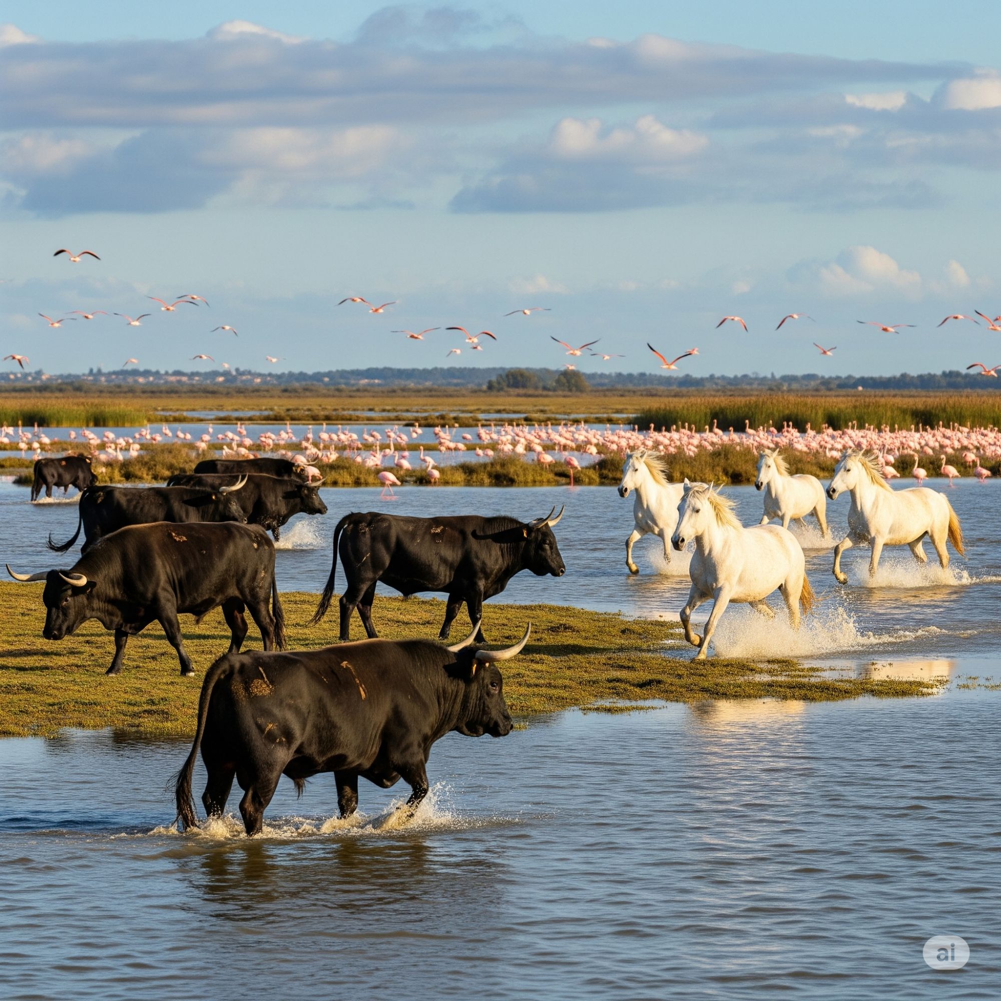 La Camargue Selvaggia: Incontro con Toros, Cavalli Bianchi e Fenicotteri Rosa