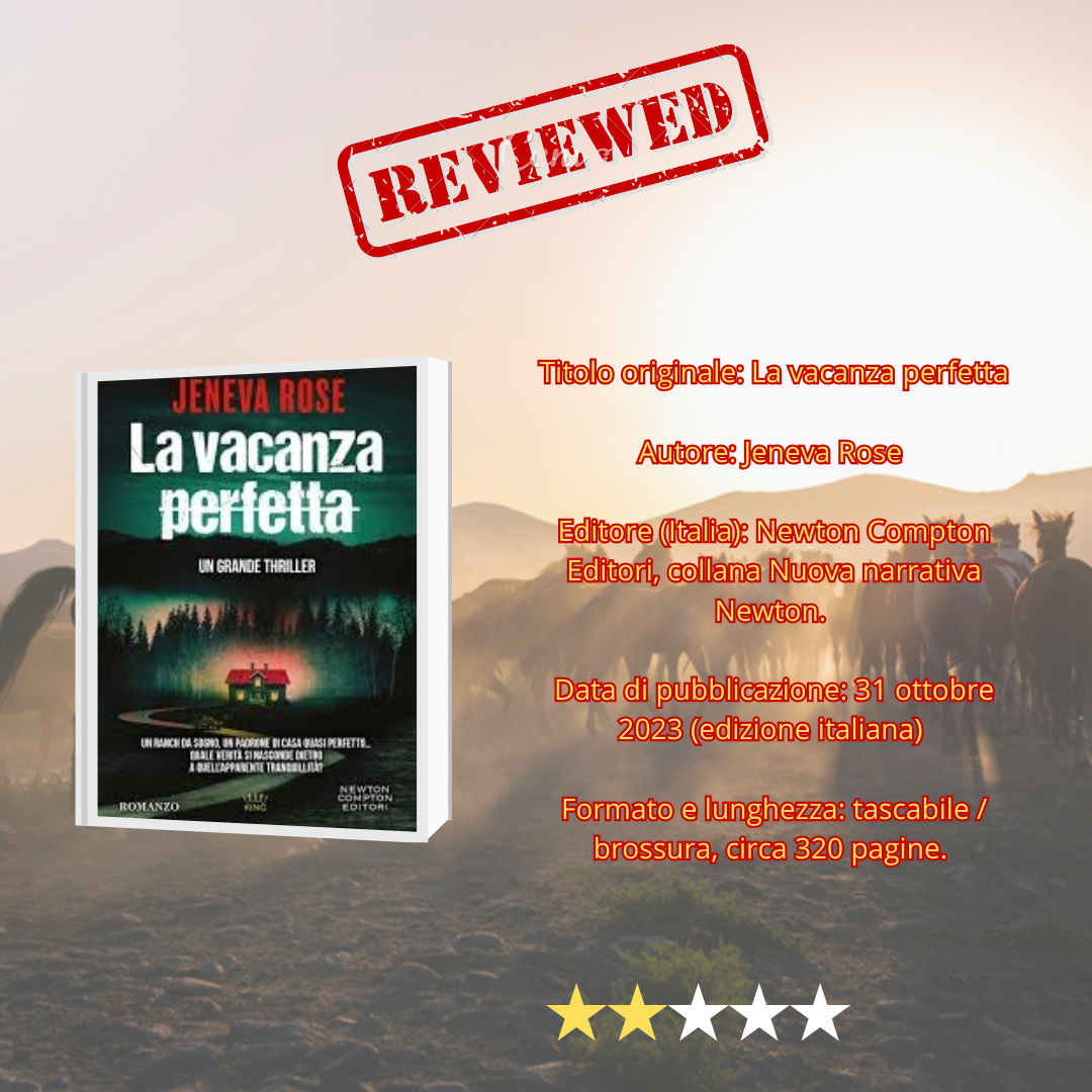 📖 La vacanza perfetta di Jeneva Rose – Recensione senza spoiler