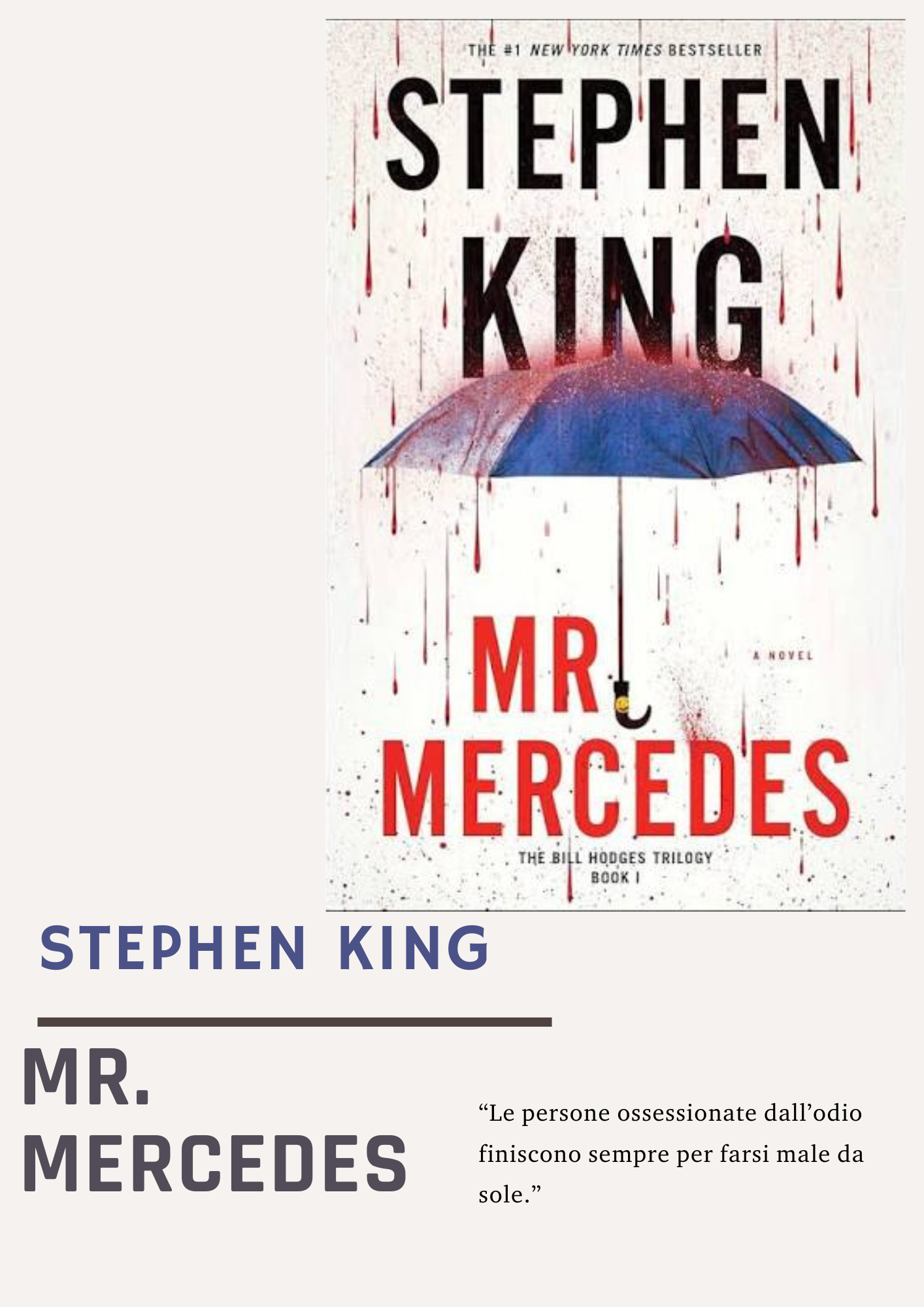 Mr. Mercedes di Stephen King: quando il Re cambia strada (e divide i lettori)
