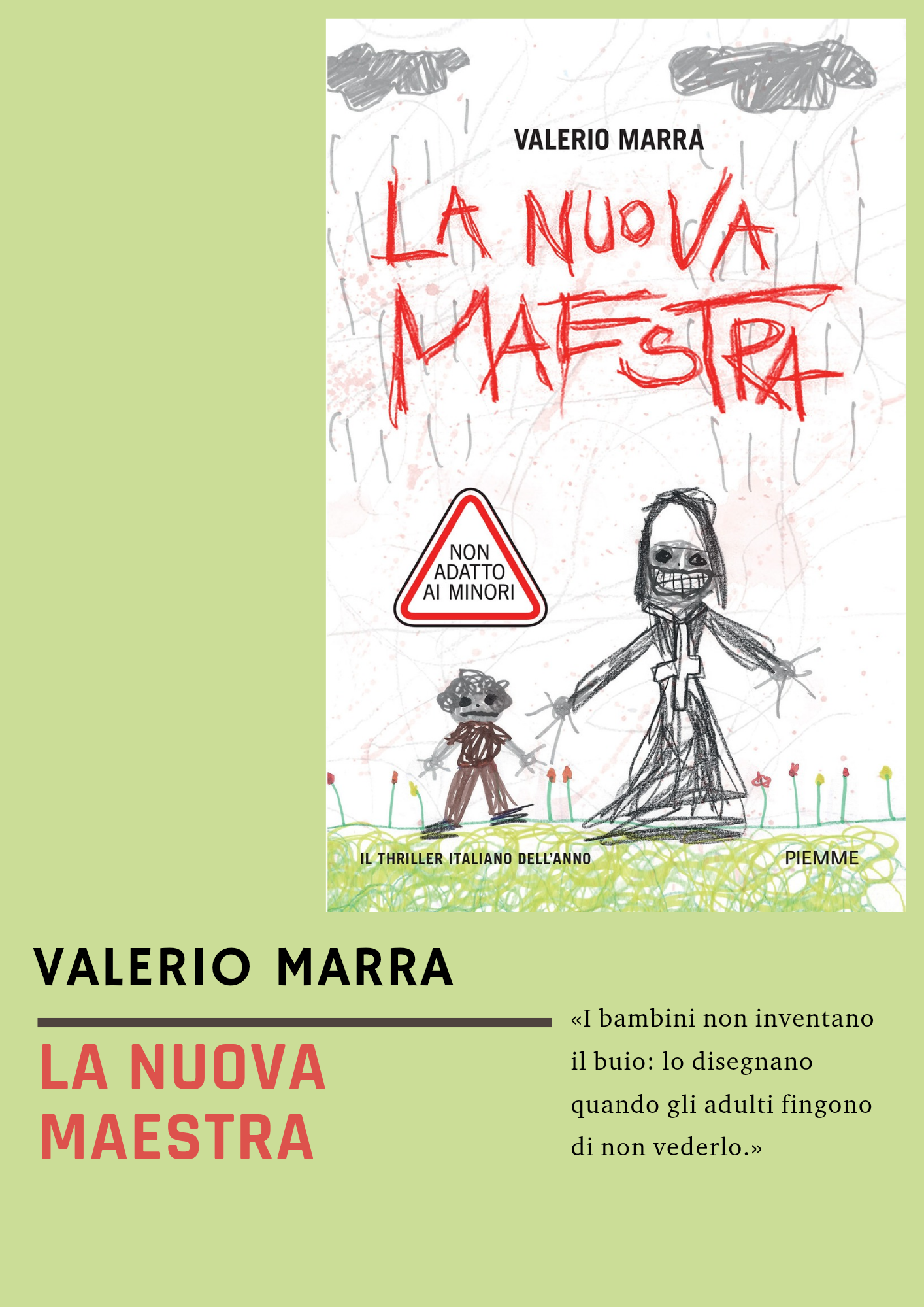 La nuova maestra di Valerio Marra – Recensione del thriller psicologico che inquieta senza urlare