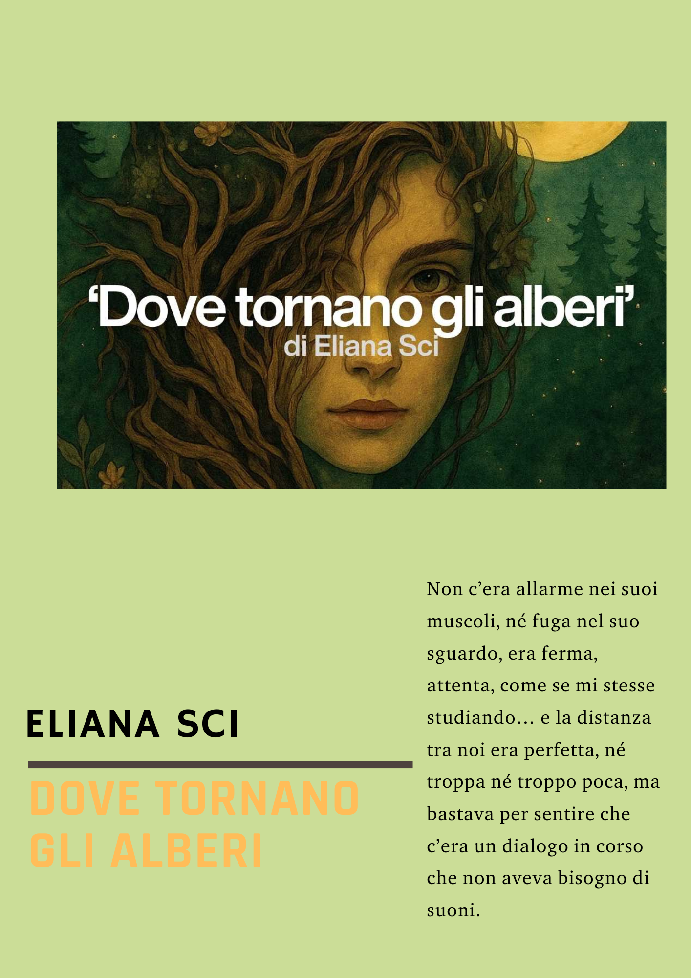 Dove Tornano gli Alberi -Eliana Sci