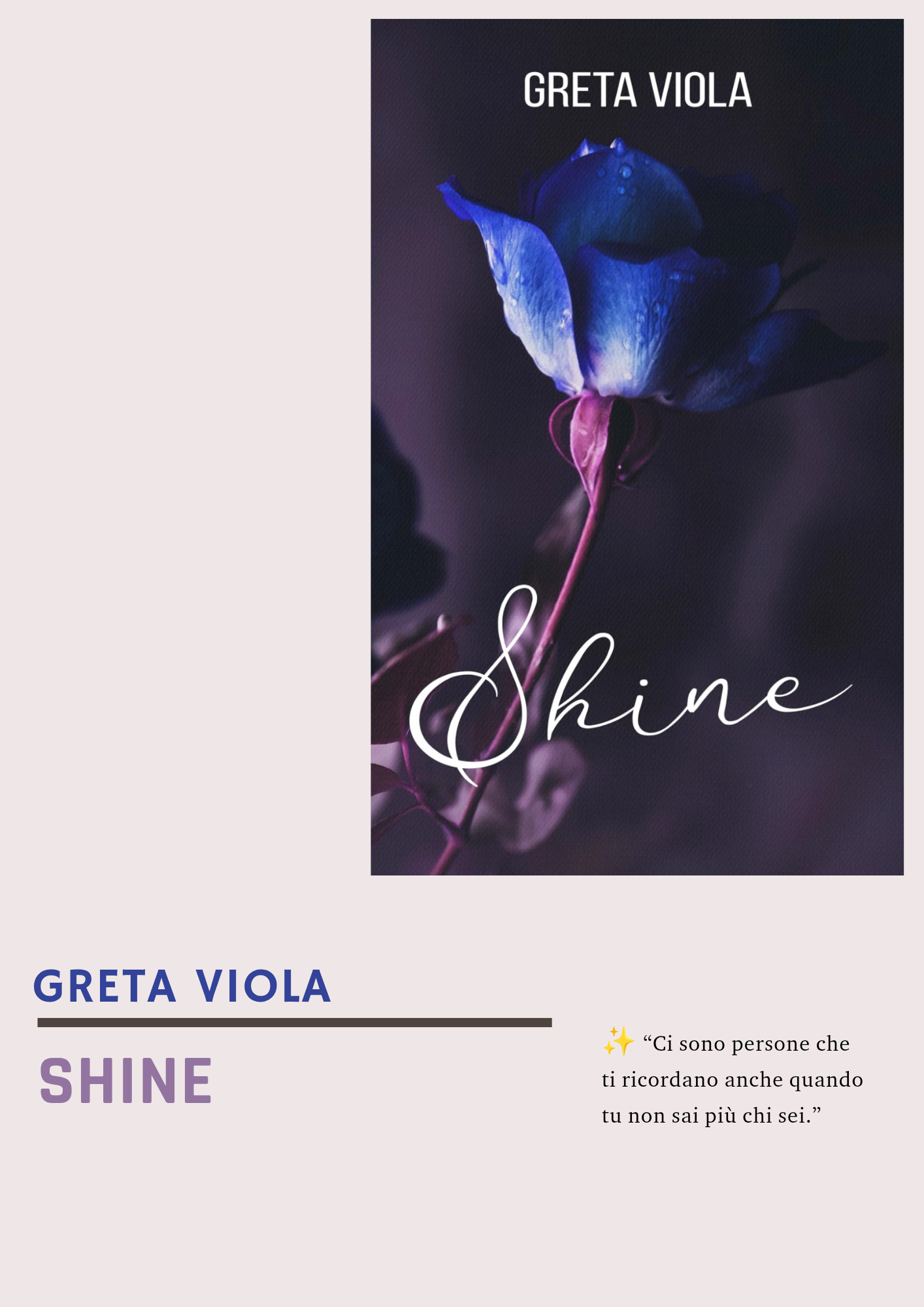 Shine di Greta Viola: recensione completa (senza spoiler) di un romanzo che ti incolla alle pagine