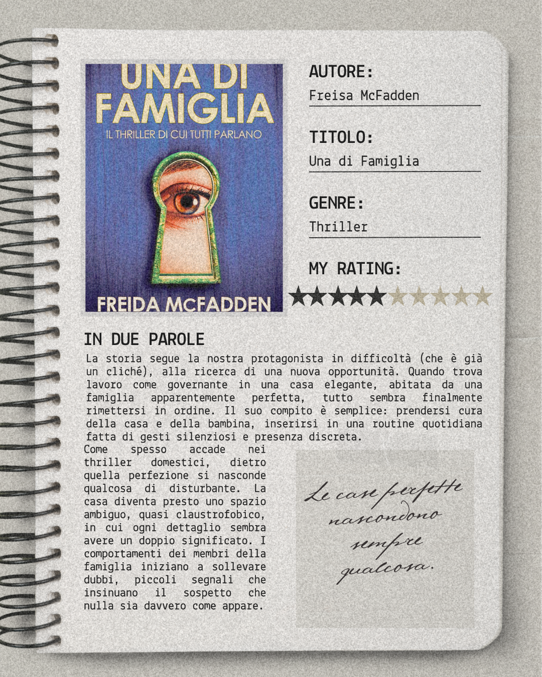 Una di famiglia: il thriller che promette tensione ma perde coerenza