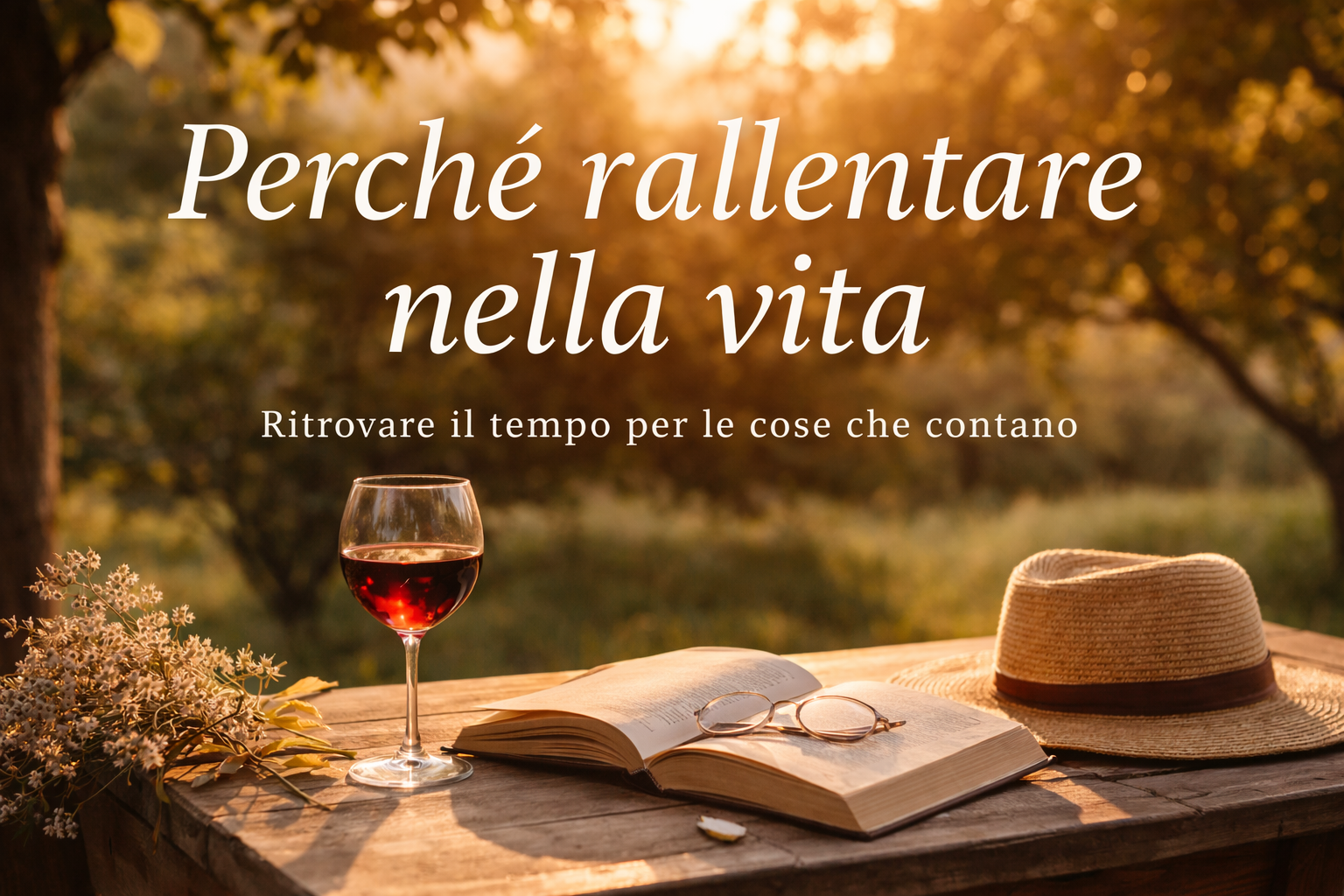Perché rallentare è diventato necessario (soprattutto dopo i 35 anni)