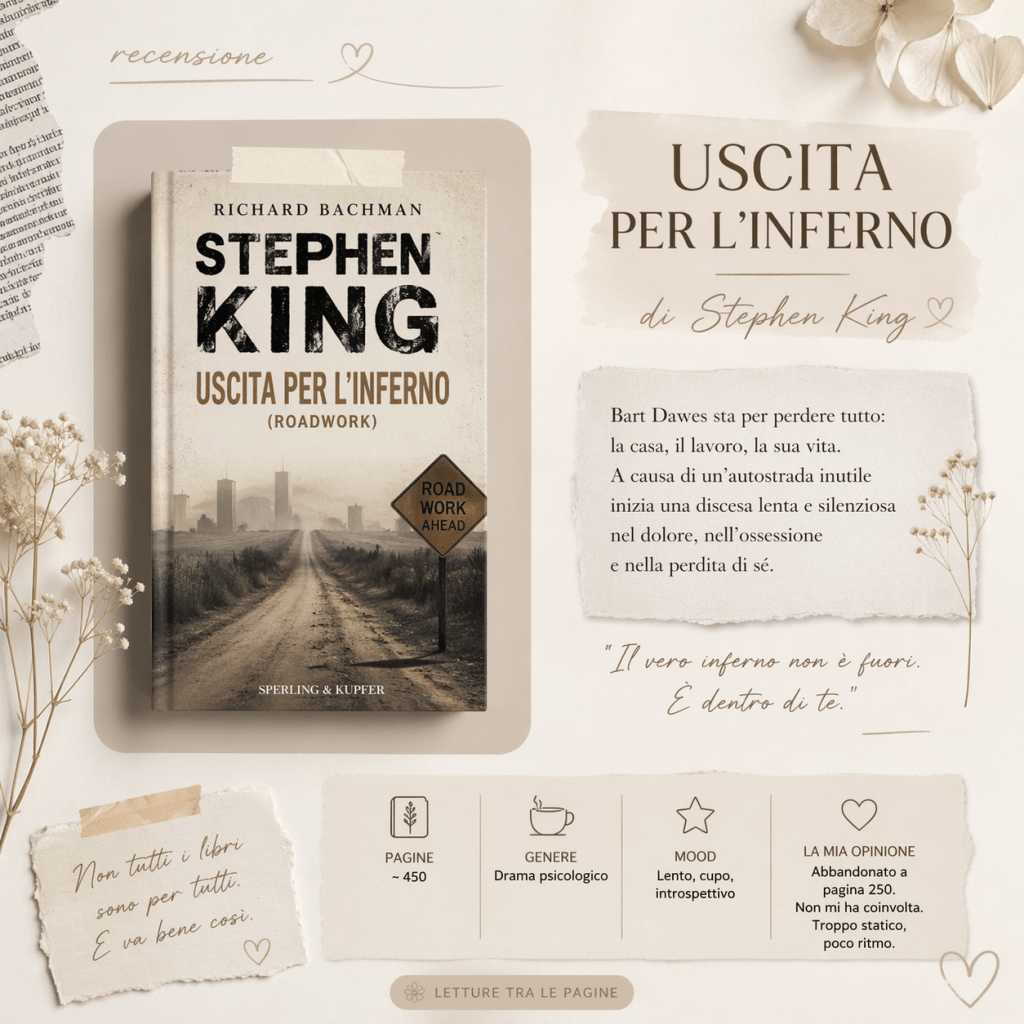 Uscita per l’inferno di Stephen King: il romanzo che ho abbandonato (e&nbsp;perché)