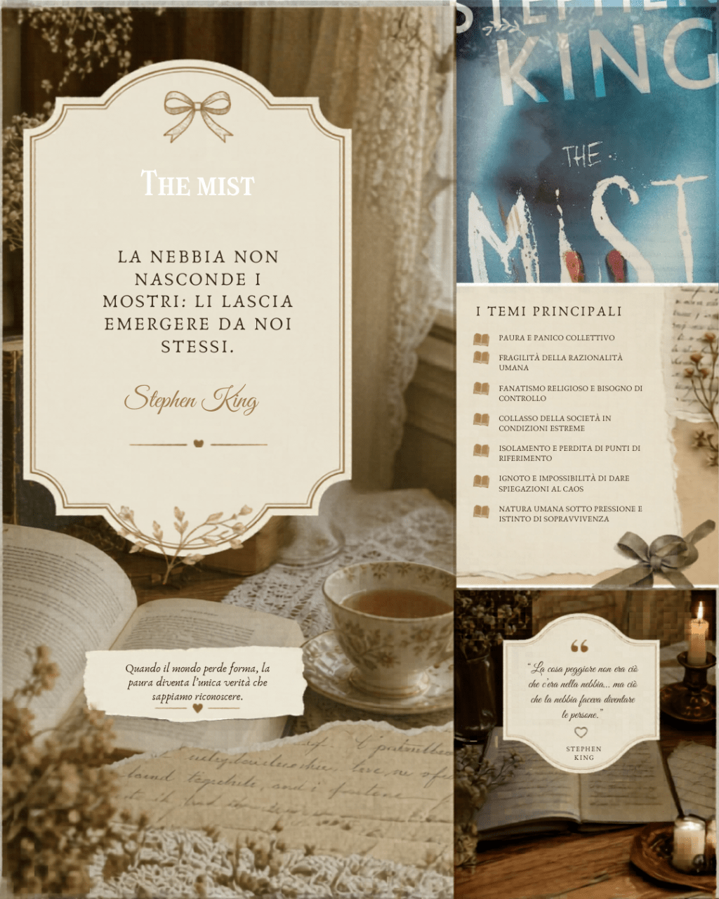 The Mist di Stephen King: quando la nebbia non nasconde i mostri, ma l’essere&nbsp;umano