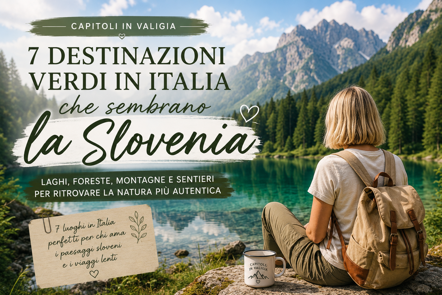 7 destinazioni verdi in Italia che sembrano la Slovenia
